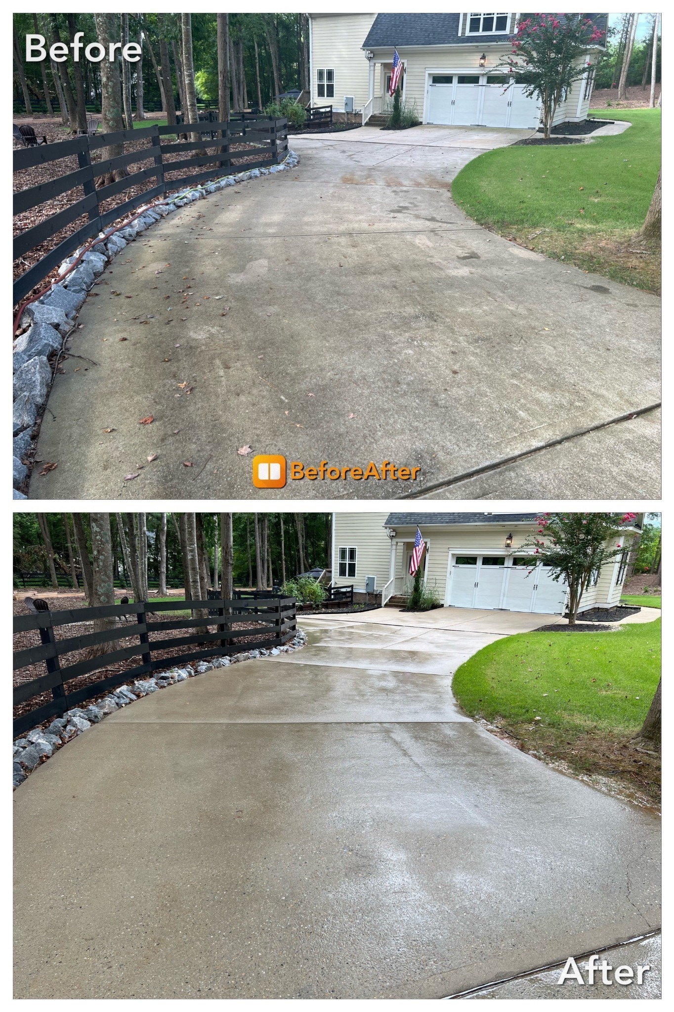 Driveway (Before / After)